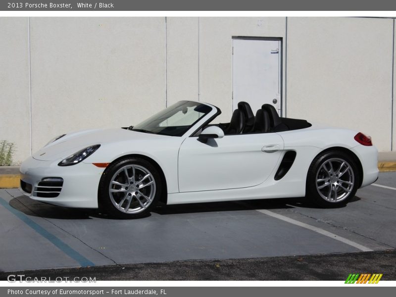 White / Black 2013 Porsche Boxster