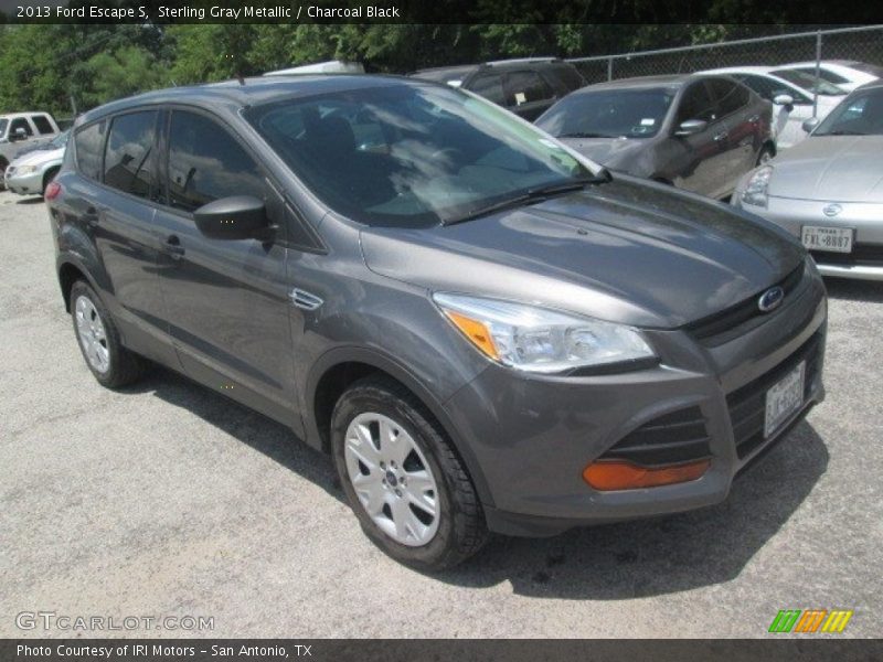 Sterling Gray Metallic / Charcoal Black 2013 Ford Escape S