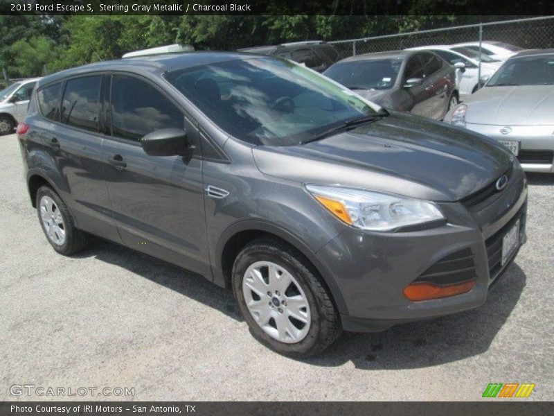 Sterling Gray Metallic / Charcoal Black 2013 Ford Escape S