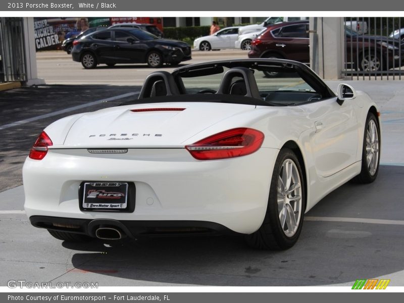 White / Black 2013 Porsche Boxster