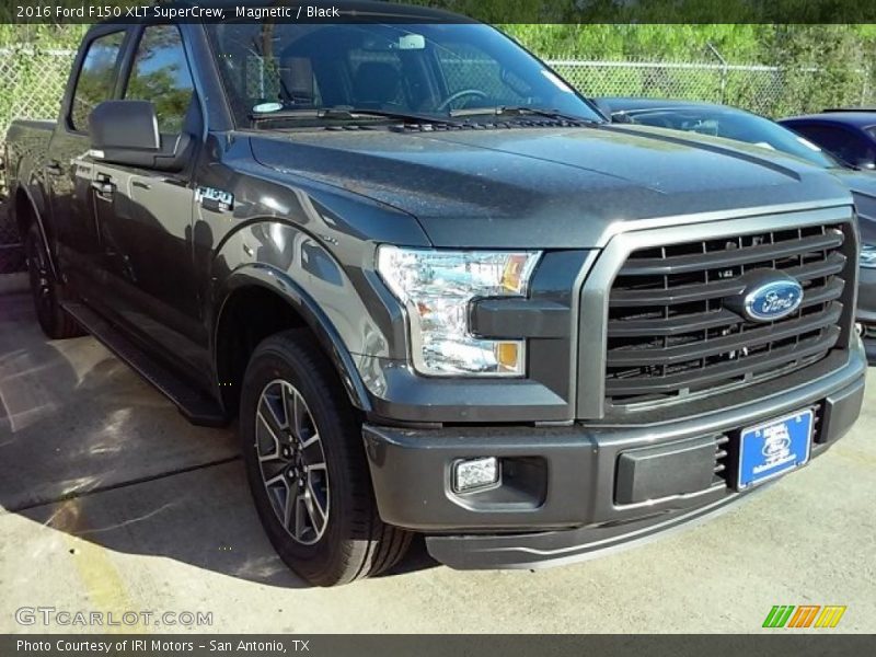 Magnetic / Black 2016 Ford F150 XLT SuperCrew