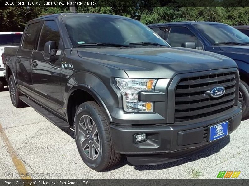 Magnetic / Black 2016 Ford F150 XLT SuperCrew