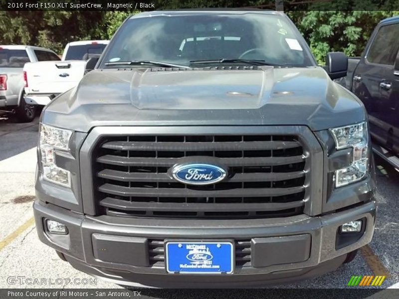 Magnetic / Black 2016 Ford F150 XLT SuperCrew