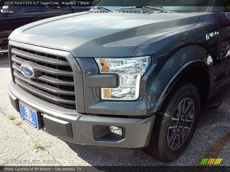 Magnetic / Black 2016 Ford F150 XLT SuperCrew