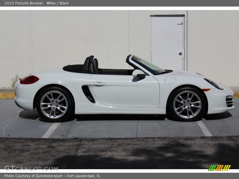 White / Black 2013 Porsche Boxster