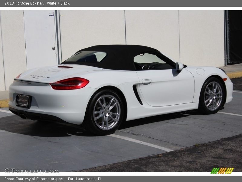 White / Black 2013 Porsche Boxster