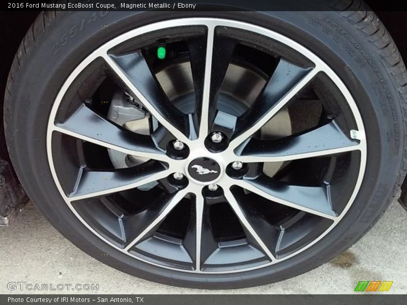 Magnetic Metallic / Ebony 2016 Ford Mustang EcoBoost Coupe
