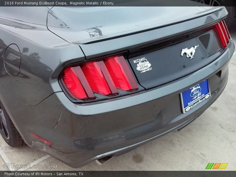 Magnetic Metallic / Ebony 2016 Ford Mustang EcoBoost Coupe