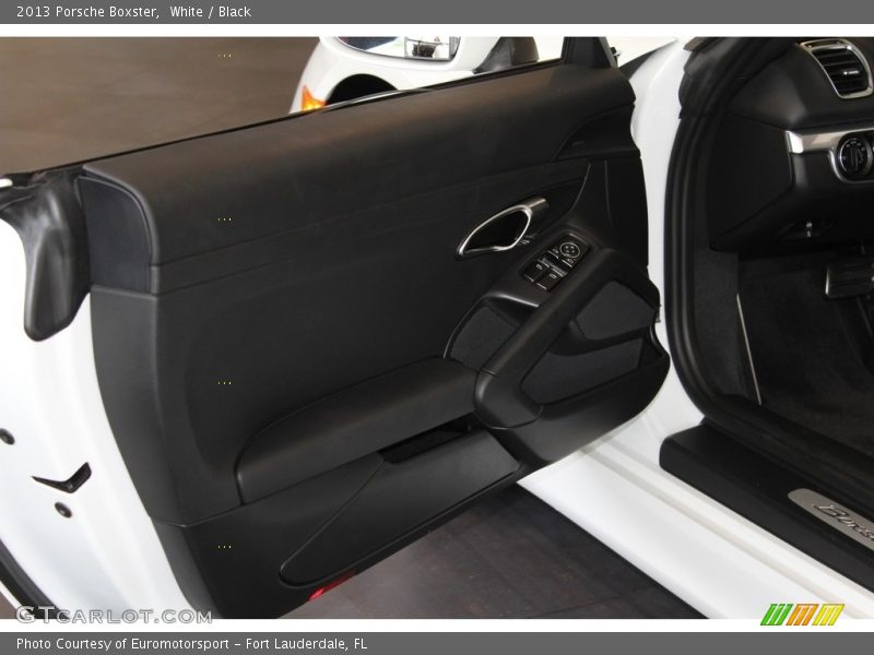White / Black 2013 Porsche Boxster