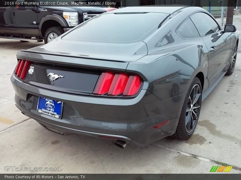Magnetic Metallic / Ebony 2016 Ford Mustang EcoBoost Coupe