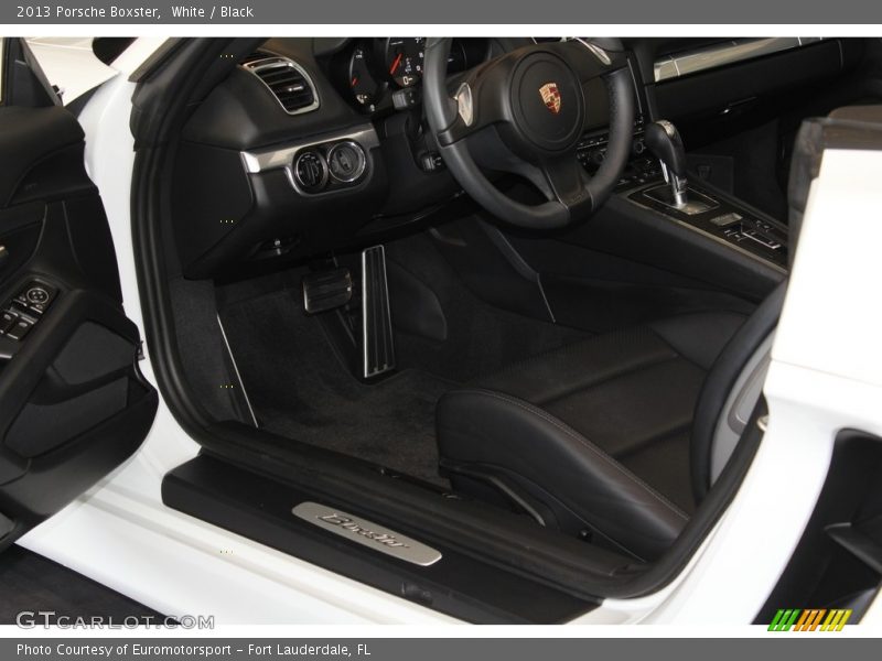 White / Black 2013 Porsche Boxster