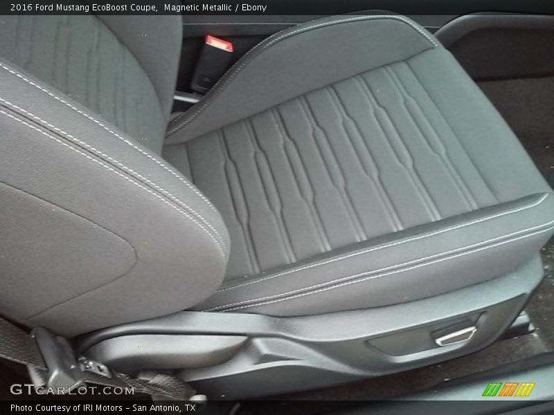 Magnetic Metallic / Ebony 2016 Ford Mustang EcoBoost Coupe