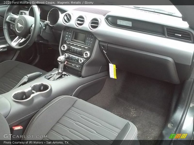 Magnetic Metallic / Ebony 2016 Ford Mustang EcoBoost Coupe