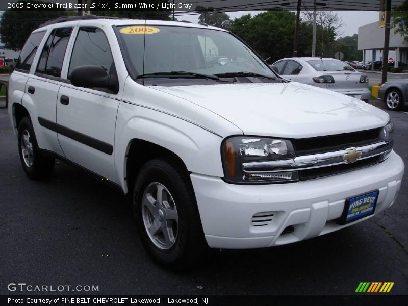 Summit White / Light Gray 2005 Chevrolet TrailBlazer LS 4x4