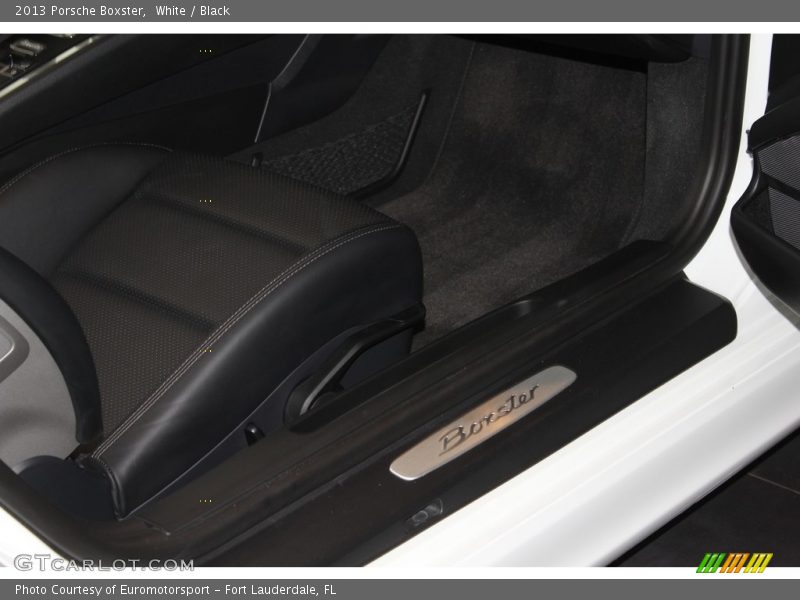 White / Black 2013 Porsche Boxster