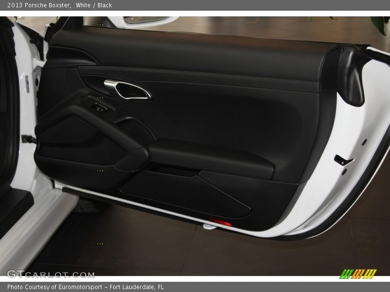 White / Black 2013 Porsche Boxster