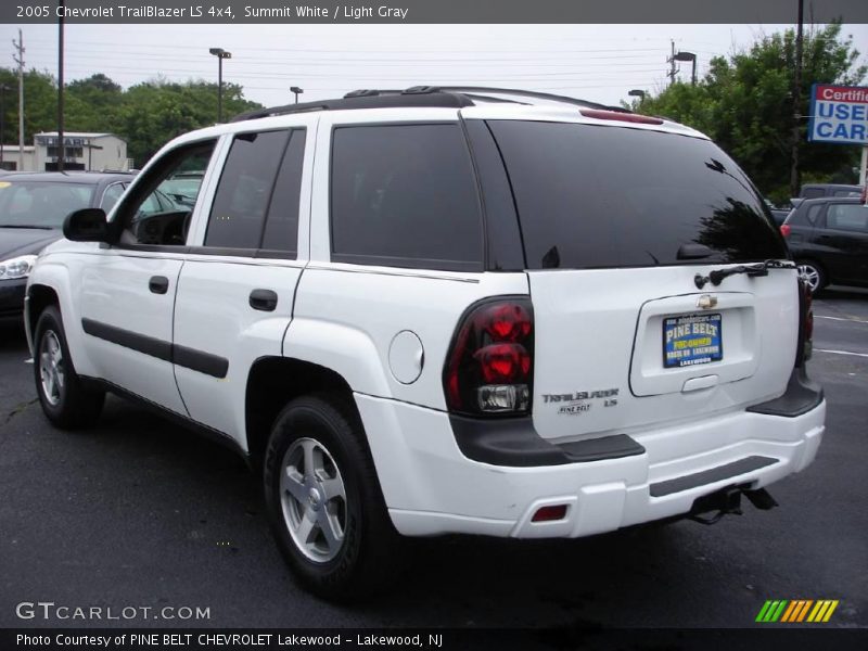 Summit White / Light Gray 2005 Chevrolet TrailBlazer LS 4x4