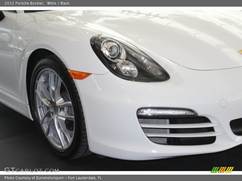 White / Black 2013 Porsche Boxster