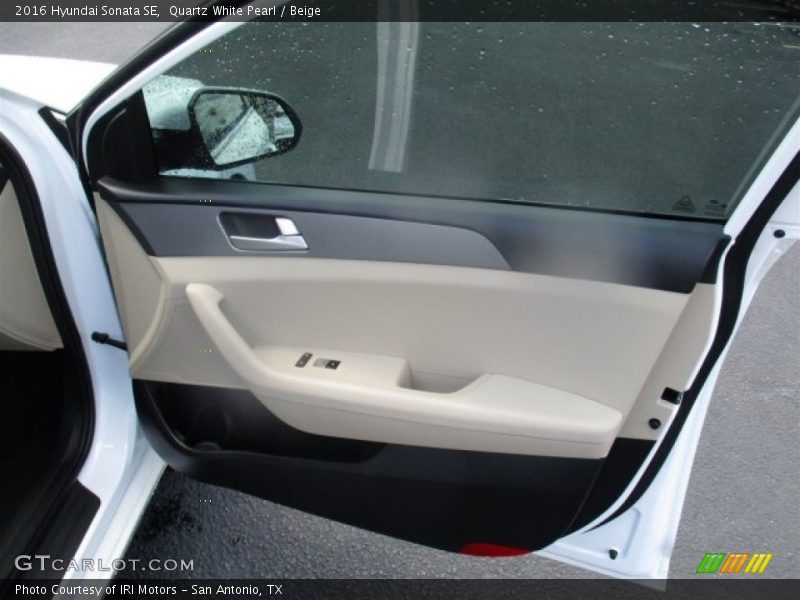 Quartz White Pearl / Beige 2016 Hyundai Sonata SE