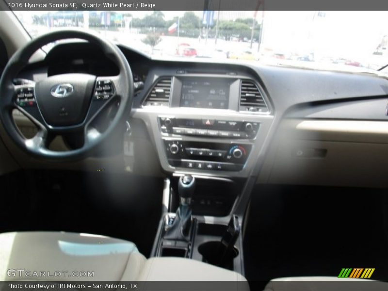 Quartz White Pearl / Beige 2016 Hyundai Sonata SE
