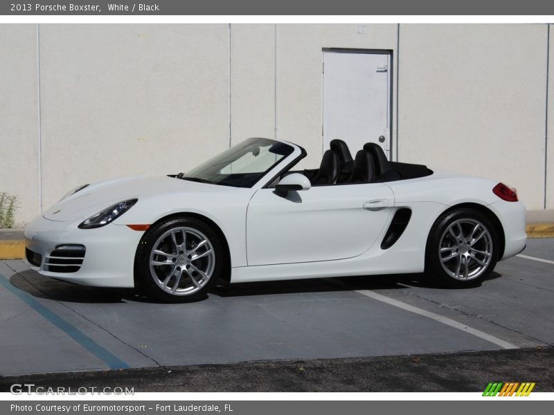 White / Black 2013 Porsche Boxster