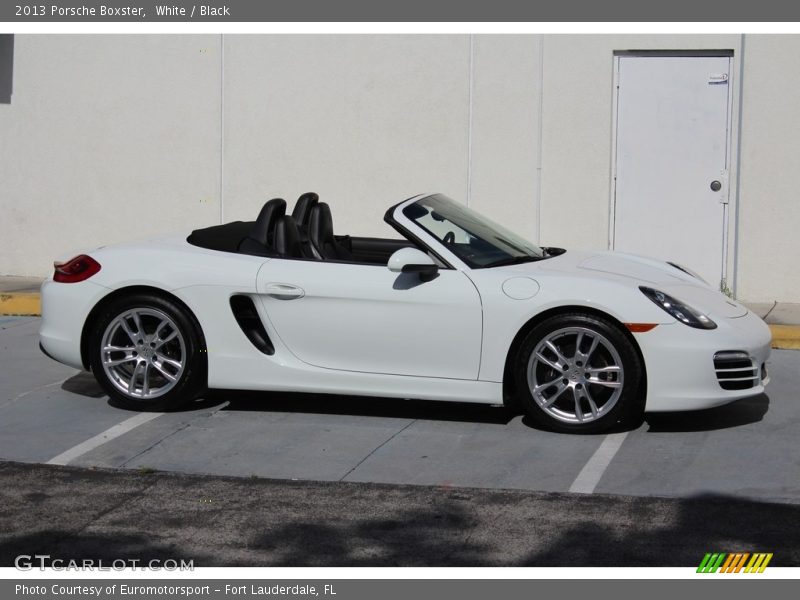 White / Black 2013 Porsche Boxster