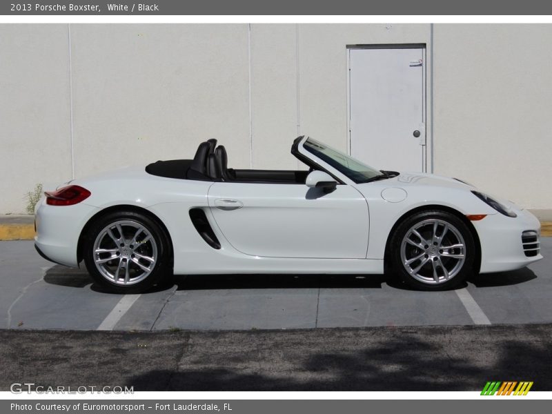 White / Black 2013 Porsche Boxster