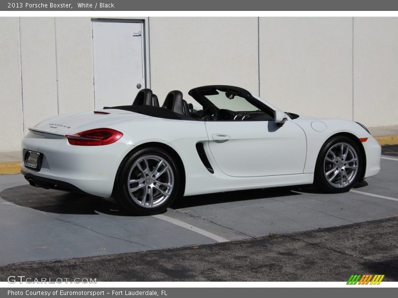 White / Black 2013 Porsche Boxster