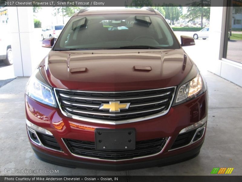 Siren Red Tintcoat / Ebony 2017 Chevrolet Traverse LT