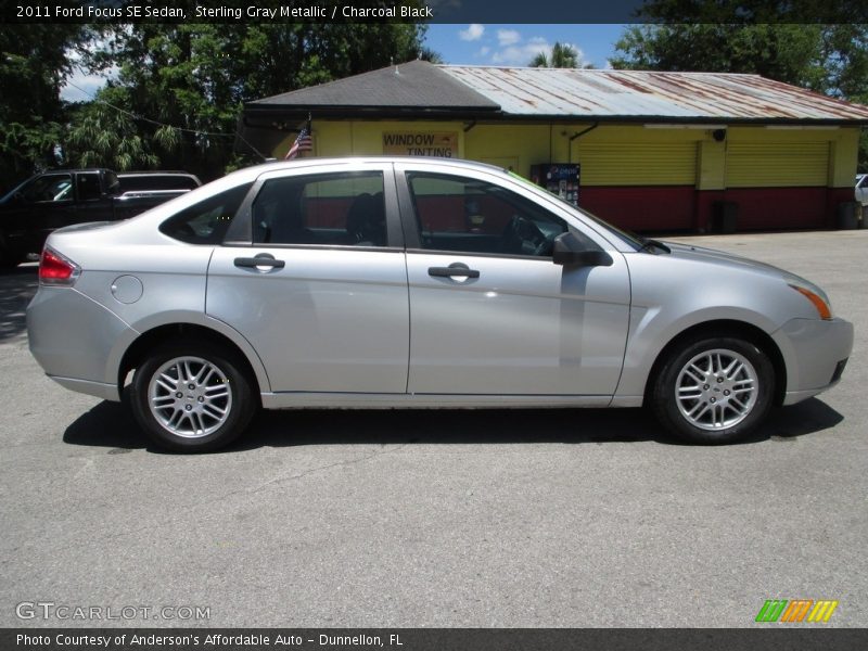 Sterling Gray Metallic / Charcoal Black 2011 Ford Focus SE Sedan