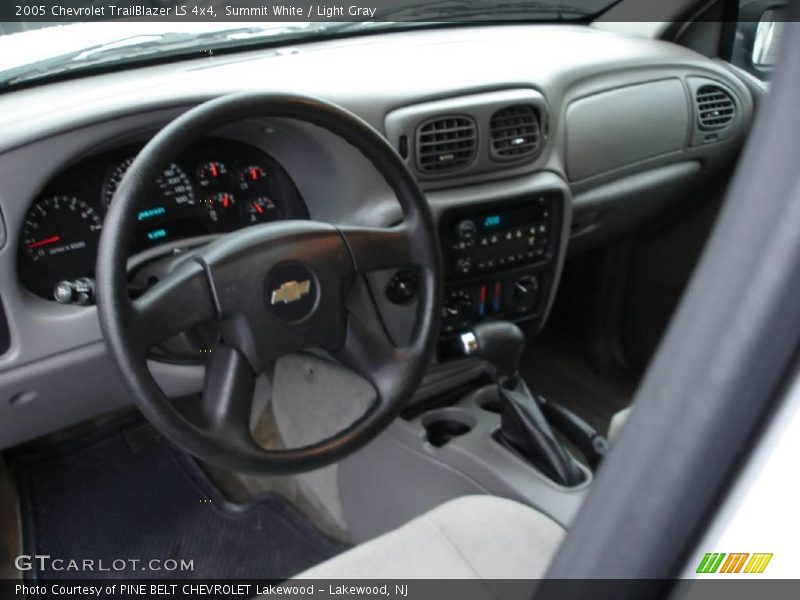 Summit White / Light Gray 2005 Chevrolet TrailBlazer LS 4x4