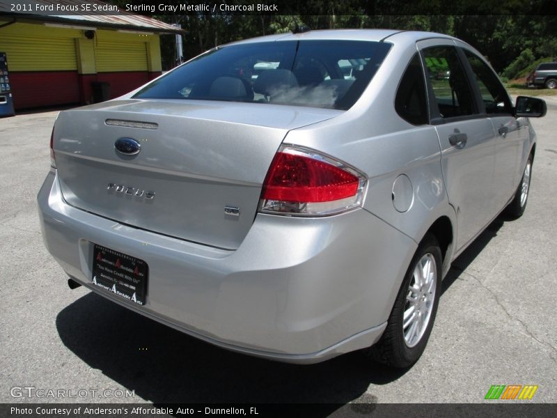 Sterling Gray Metallic / Charcoal Black 2011 Ford Focus SE Sedan