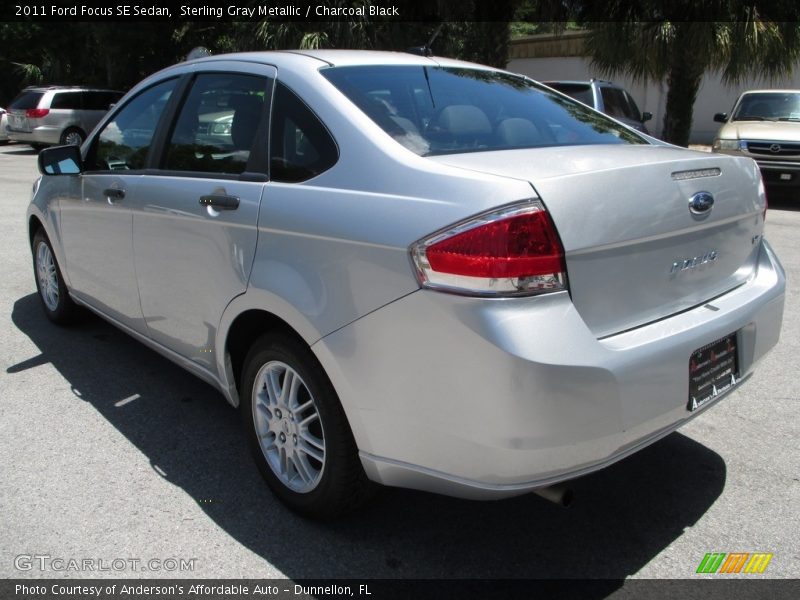 Sterling Gray Metallic / Charcoal Black 2011 Ford Focus SE Sedan
