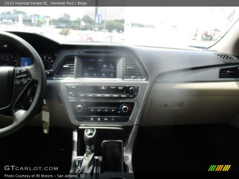 Venetian Red / Beige 2016 Hyundai Sonata SE