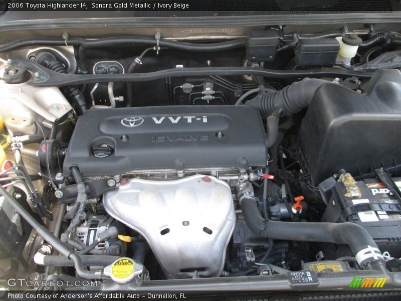 Sonora Gold Metallic / Ivory Beige 2006 Toyota Highlander I4