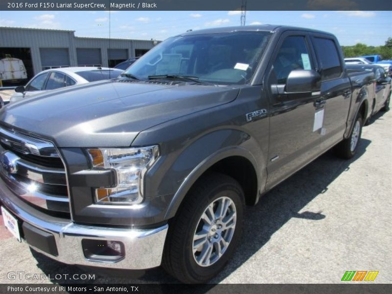 Magnetic / Black 2016 Ford F150 Lariat SuperCrew