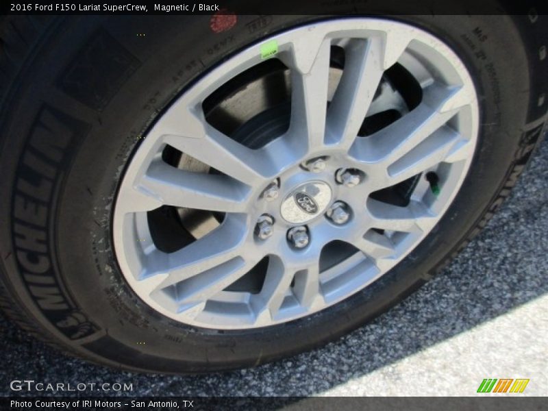 Magnetic / Black 2016 Ford F150 Lariat SuperCrew