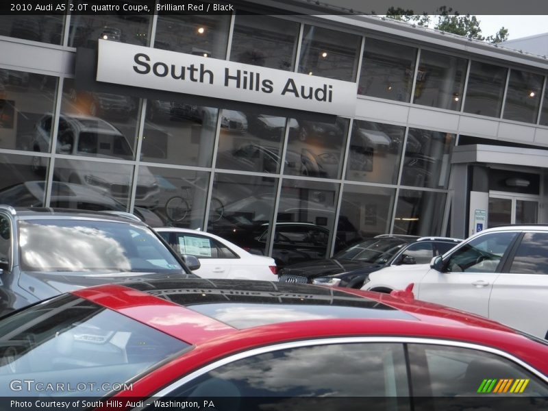 Brilliant Red / Black 2010 Audi A5 2.0T quattro Coupe