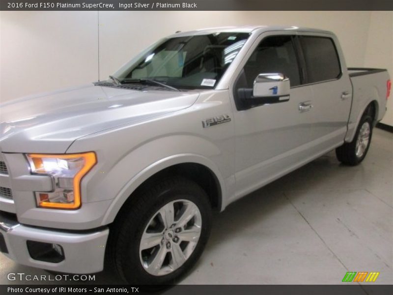 Ingot Silver / Platinum Black 2016 Ford F150 Platinum SuperCrew
