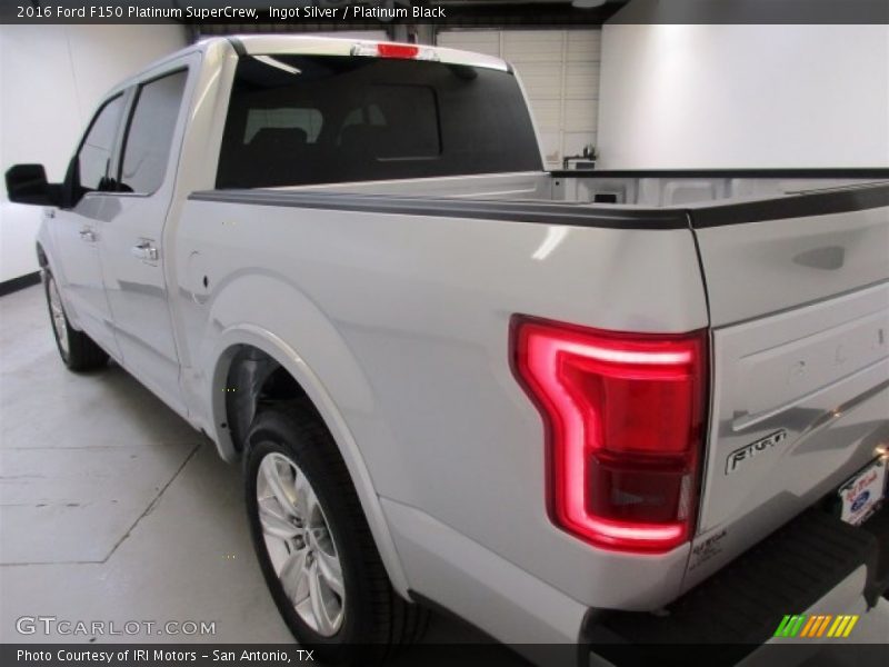 Ingot Silver / Platinum Black 2016 Ford F150 Platinum SuperCrew