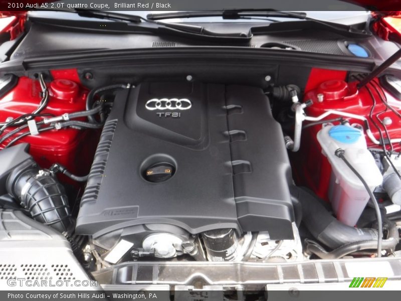 Brilliant Red / Black 2010 Audi A5 2.0T quattro Coupe