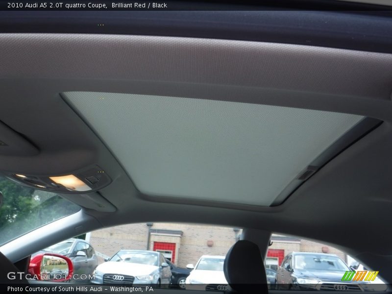 Brilliant Red / Black 2010 Audi A5 2.0T quattro Coupe
