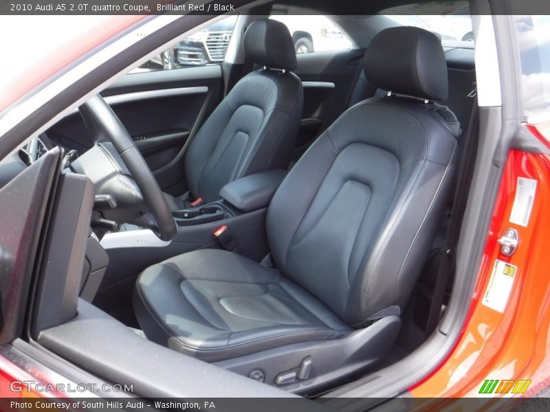 Brilliant Red / Black 2010 Audi A5 2.0T quattro Coupe