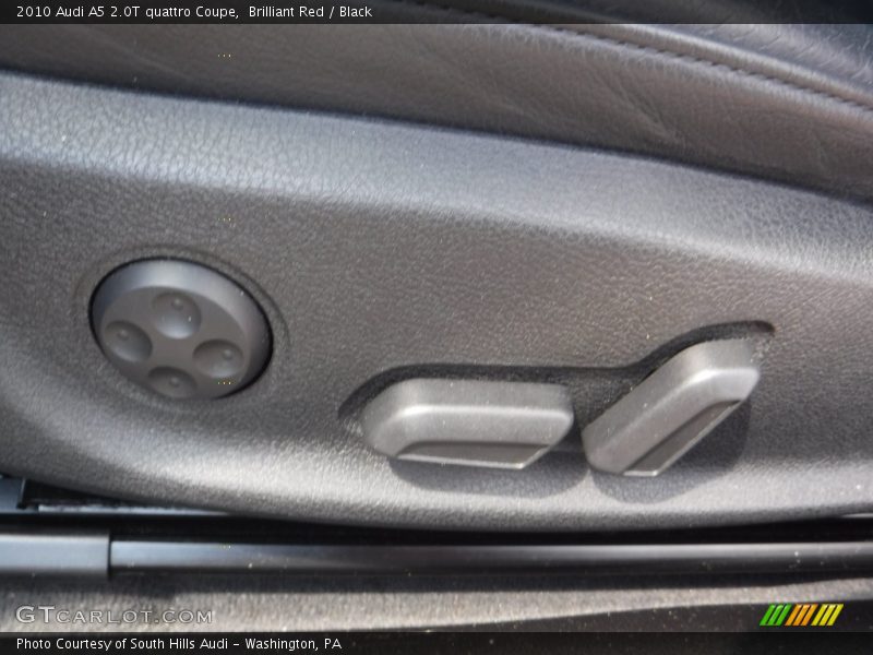 Brilliant Red / Black 2010 Audi A5 2.0T quattro Coupe