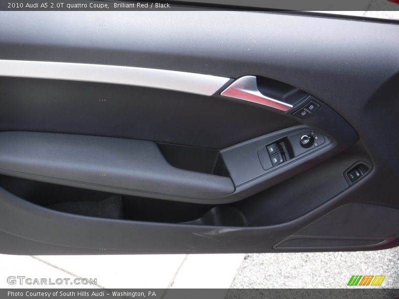 Brilliant Red / Black 2010 Audi A5 2.0T quattro Coupe