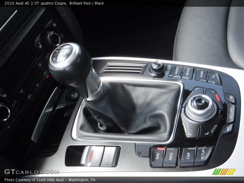 Brilliant Red / Black 2010 Audi A5 2.0T quattro Coupe