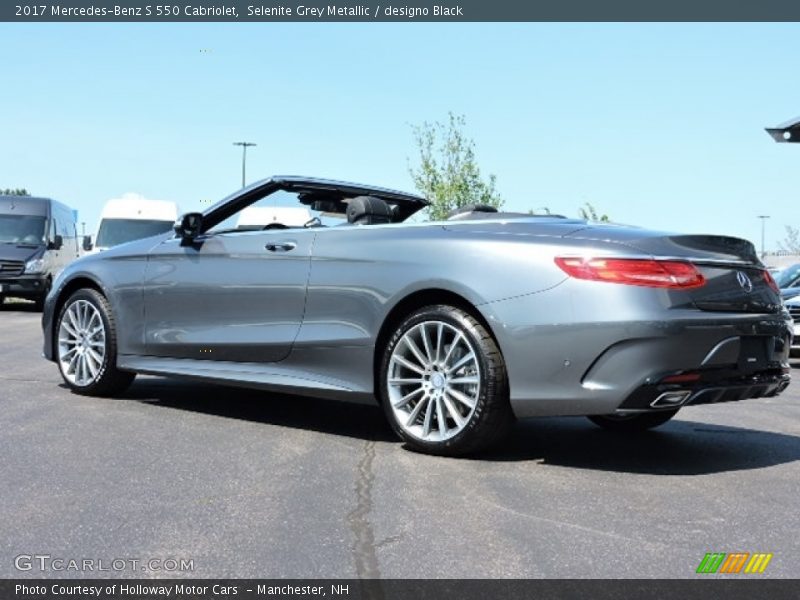 Selenite Grey Metallic / designo Black 2017 Mercedes-Benz S 550 Cabriolet