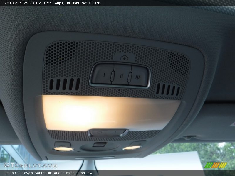 Brilliant Red / Black 2010 Audi A5 2.0T quattro Coupe