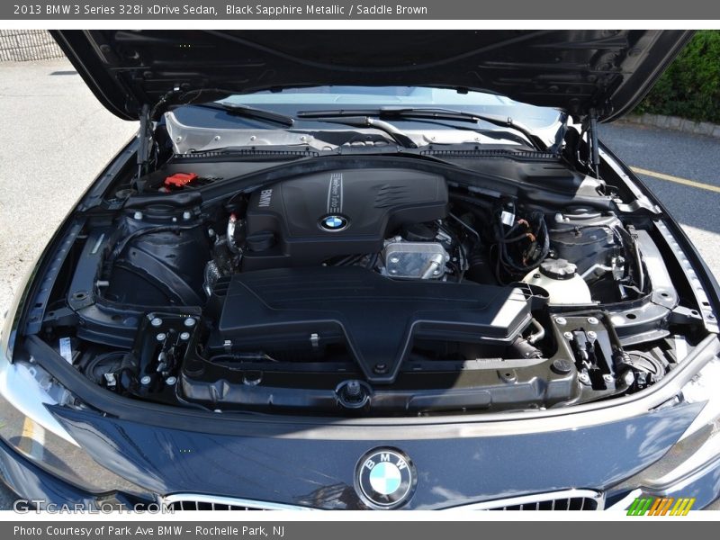 Black Sapphire Metallic / Saddle Brown 2013 BMW 3 Series 328i xDrive Sedan