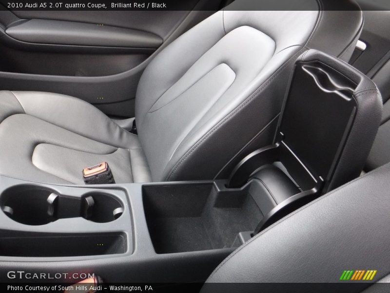 Brilliant Red / Black 2010 Audi A5 2.0T quattro Coupe